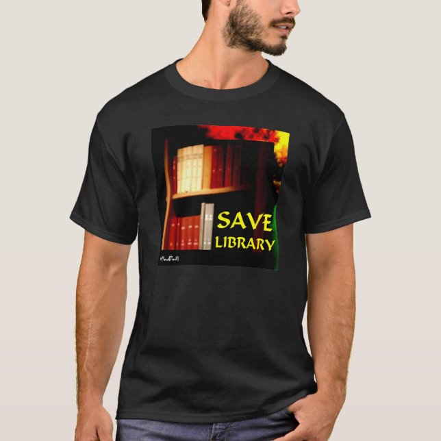 Save Library 1 T-Shirt (Front)