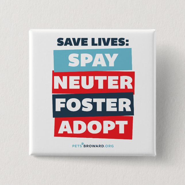Save Lives Button (Front)
