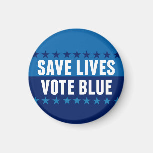 Save Lives Vote Blue 2026 Election Magnet