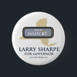 Save Main Street Button<br><div class="desc">Save Main Street Button by Larry Sharpe for Governor</div>