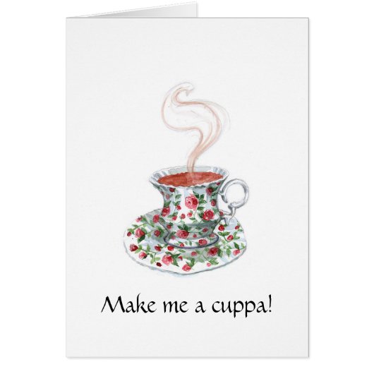 Save / Make Me a Cuppa! Cards (Front)