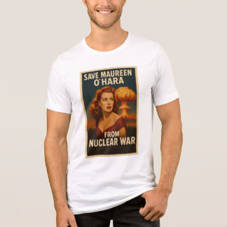 Save Maureen O'hara from Nuclear War Tri-Blend Shirt