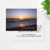 Save McGrath State Beach Business Card (Desk)