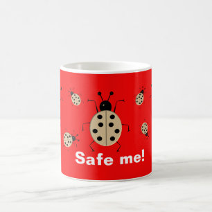 Save me! Cute colorful ladybugs,personalized Coffee Mug