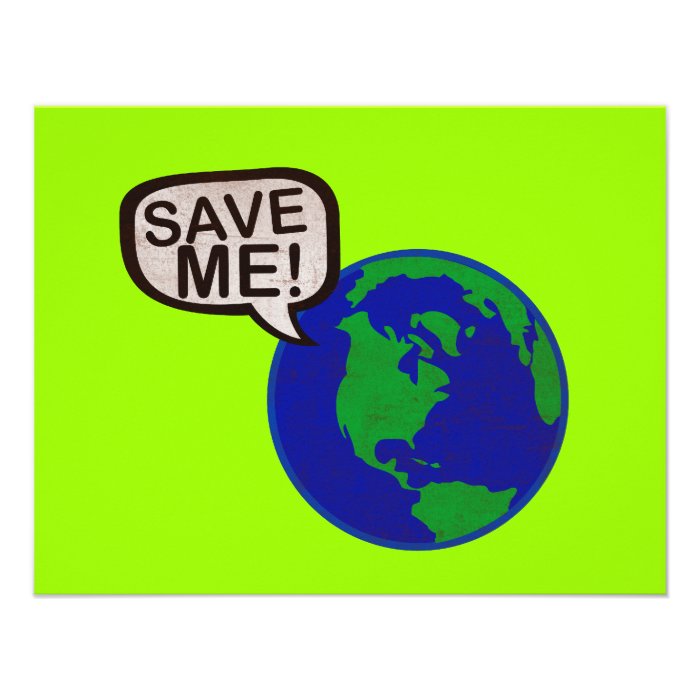 Save Me   Earth Invitations