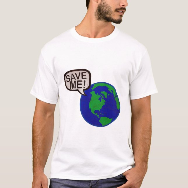 Save Me - Earth T-Shirt (Front)