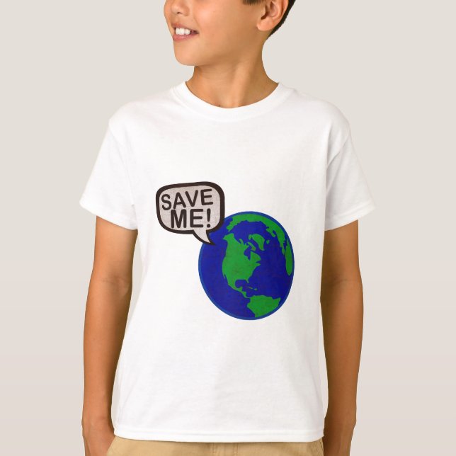 Save Me - Earth T-Shirt (Front)