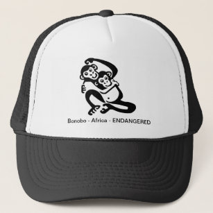 Save me! Endangered BONOBO - chimpanzee - Trucker Hat