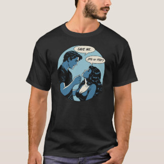 “Save Me – JPG or PDF?” Funny Graphic Designer T-Shirt