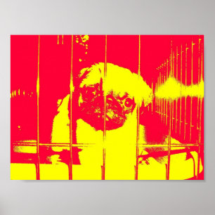 Save Me, Pug Poster