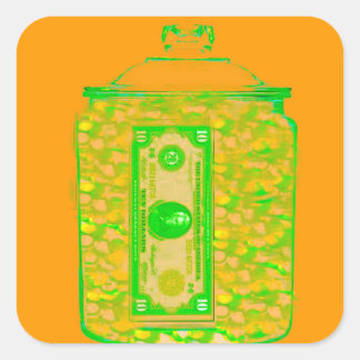 Save Money Fill Sticker Template