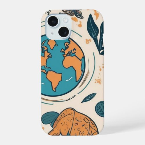 Save Mother Earth iPhone 15 Case