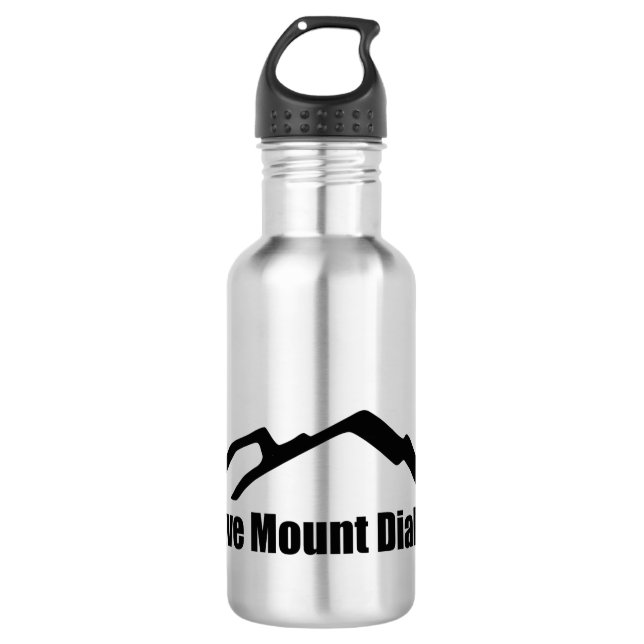 Save Mount Diablo Logo Water Bottle (Front)