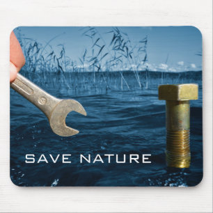 Save nature mousepad