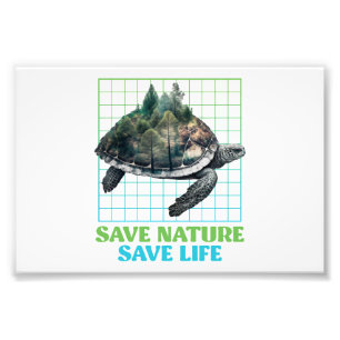 Save Nature protected species Environment Copy Cop Photo Print