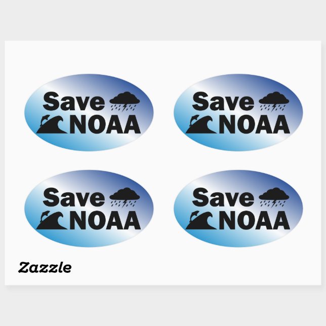 Save NOAA Stickers (Sheet)