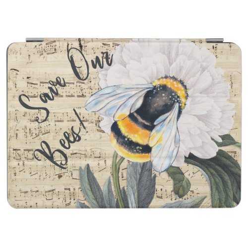 Save Our Bees Collage iPad Air Cover