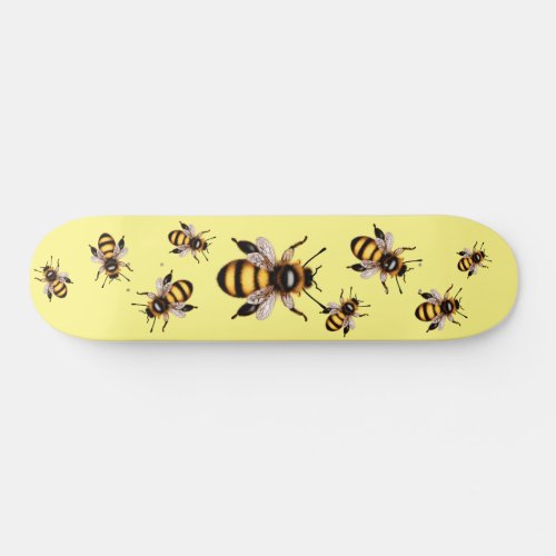 Save Our Bees Honeybee Skateboard