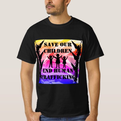 Save Our Children _ Freedom Angels Trumpet T_Shirt