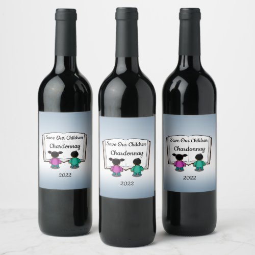 Save Our Children Wine Label