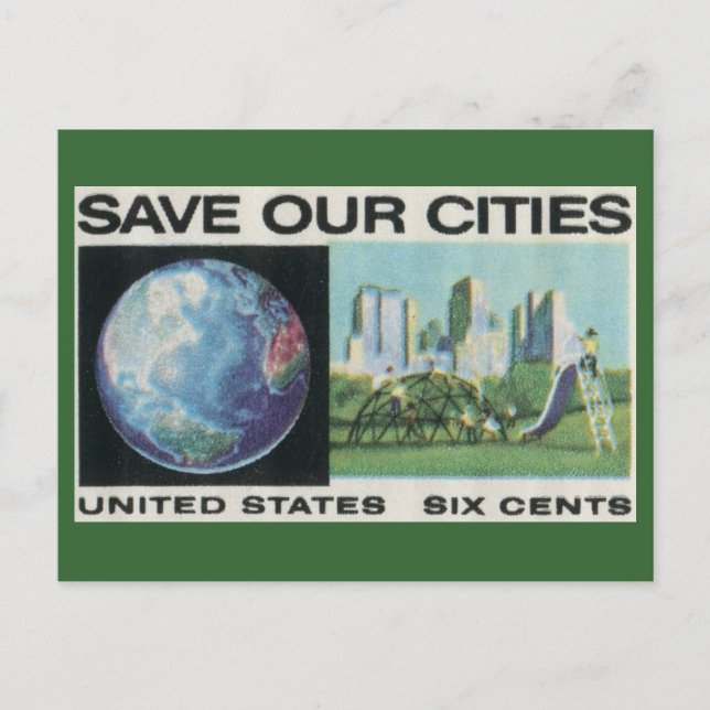 Save Our Cities Postcard (Front)