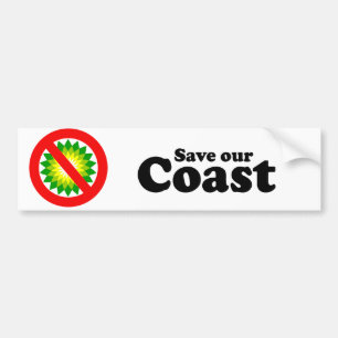 SAVE OUR COAST BUMPER STICKER