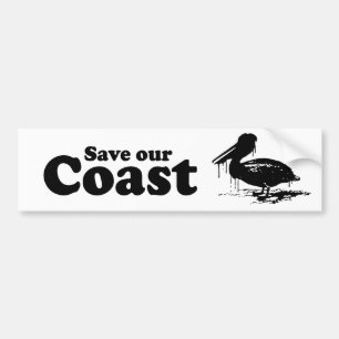 SAVE OUR COAST BUMPER STICKER