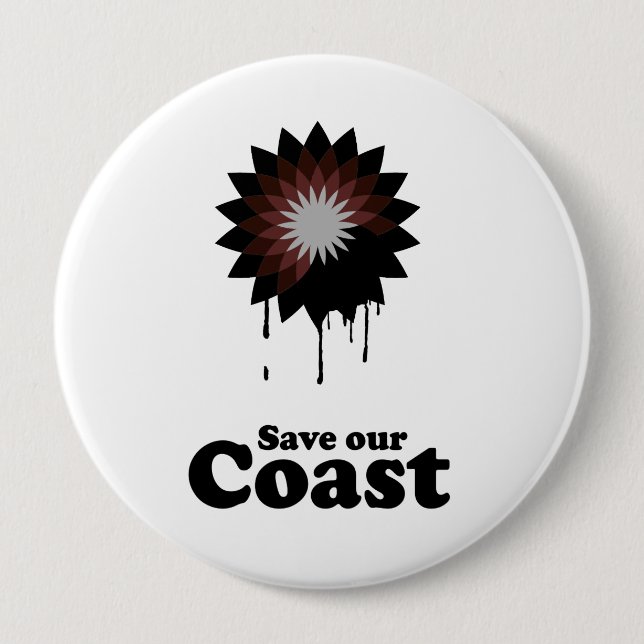 SAVE OUR COAST BUTTON (Front)