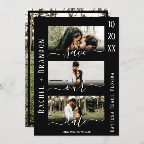 Save Our Date Modern Photo Wedding Save the Date