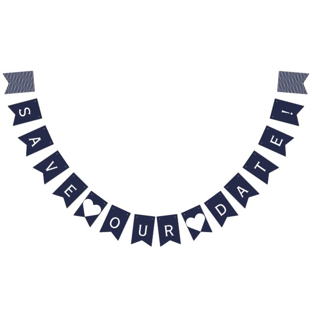 Save Our Date Nautical Bunting Photo Prop Bunting Flags (All)