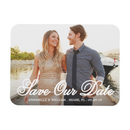Save Our Date Overlay | Save The Date Magnet