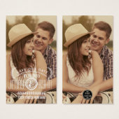 SAVE OUR DATE | SAVE THE DATE BUSINESS CARDS (Front & Back)