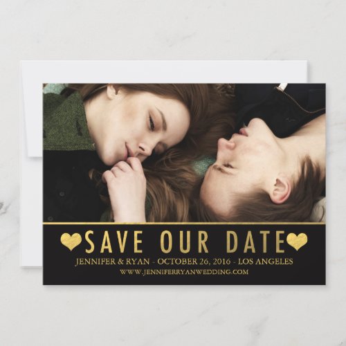 SAVE OUR DATE  SAVE THE DATE GOLD