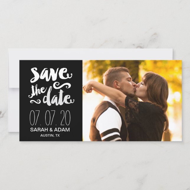 Save Our Date | Save the Date Photo Card (Front)