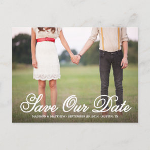Save Our Date | Save the Date Postcard