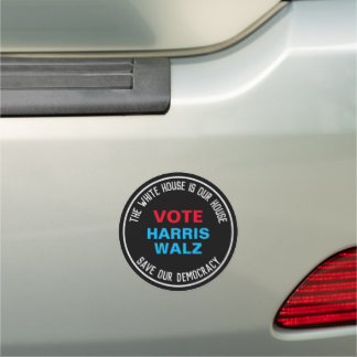 Save Our Democracy Vote HARRIS WALZ Car Magnet