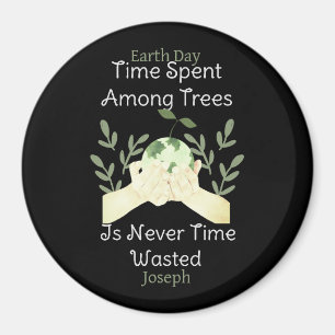 save our earth, earth day, love earth, personalize magnet