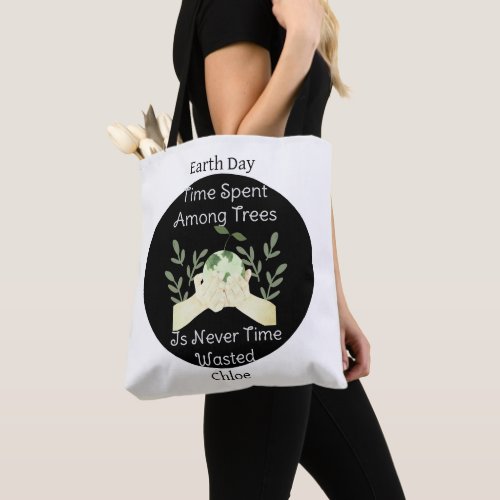 save our earth earth day love earth personalize tote bag