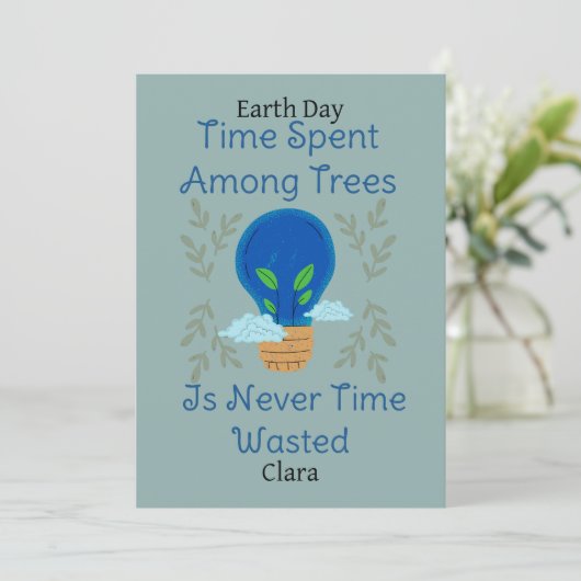 save our earth, earth day, love earth, science (Standing Front)