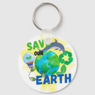 Save Our Earth Keychain