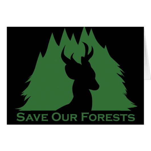 Save Our Forests Cards (Front Horizontal)