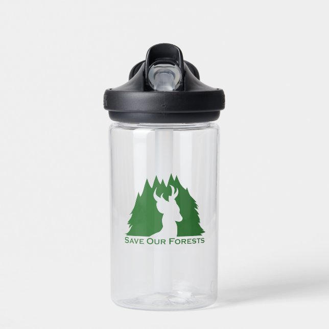 Save Our Forests Water Bottle (Front)