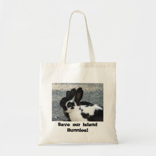 Save our Island Bunnies Tote Bag