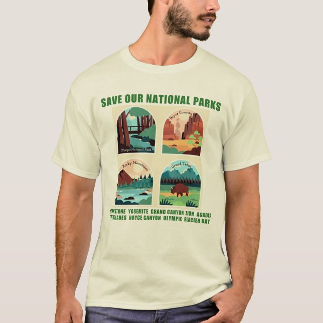 Save Our National Parks T-Shirt (Front)