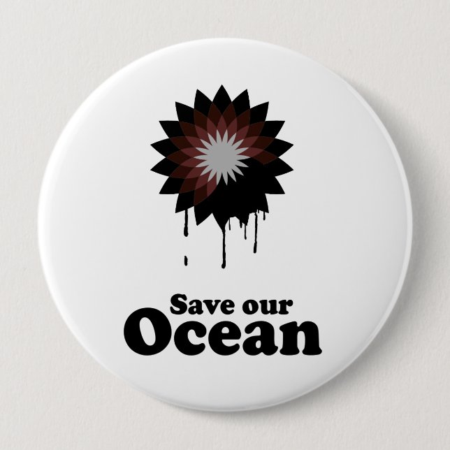 SAVE OUR OCEAN BUTTON (Front)