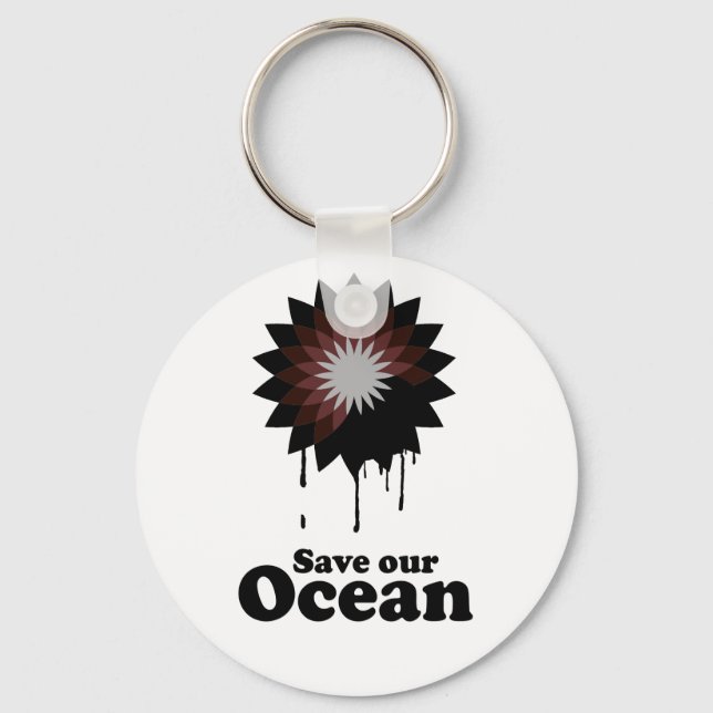 SAVE OUR OCEAN KEYCHAIN (Front)