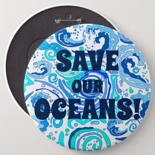 Save Our Oceans Button