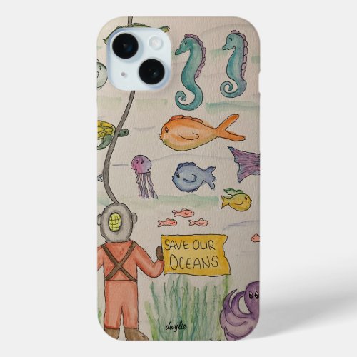 Save Our Oceans  iPhone 15 Plus Case
