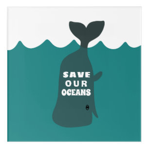 Save Our Oceans Environmental Art Whale Kids Art