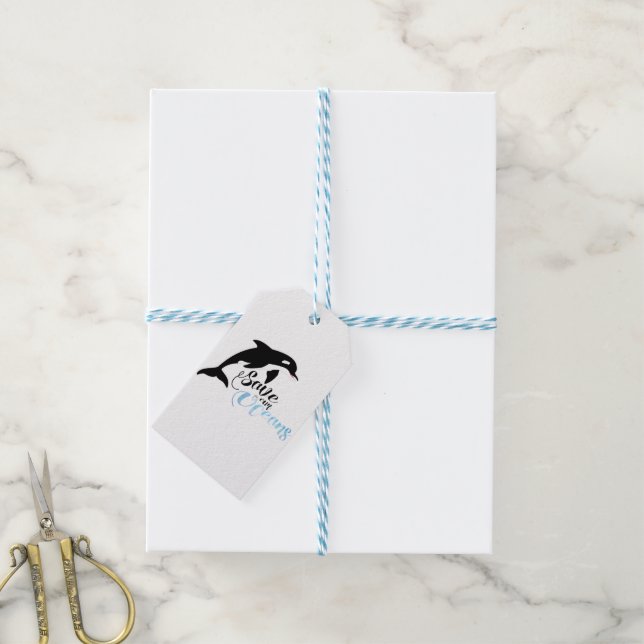Save our Oceans Gift Tags (With Twine)